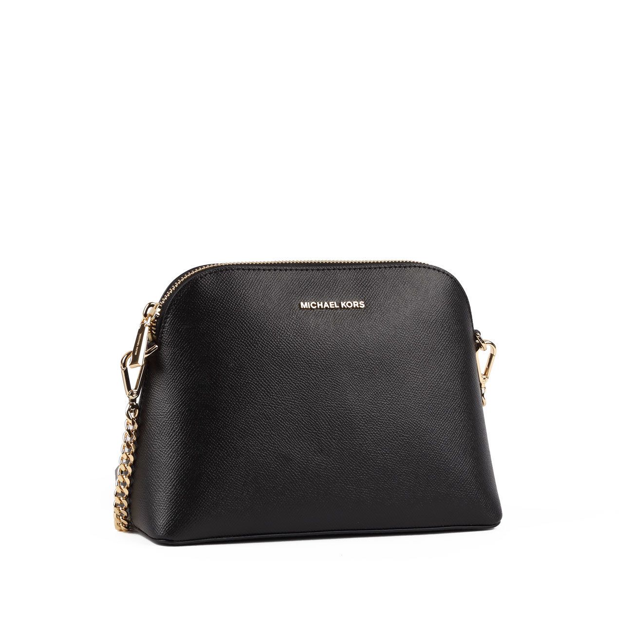 Michael Kors Croosbody Jet Set In Pebble Leather Woman Black Mascheroni Moda