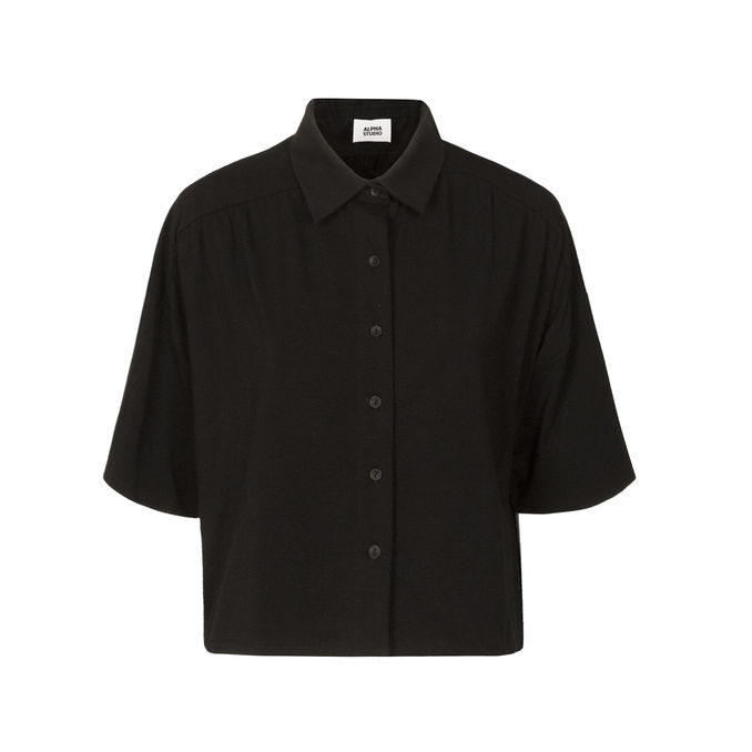 CROP SHIRT Woman Black