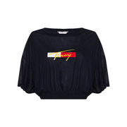 CROPPED T-SHIRT WITH ELASTIC Woman Desert Sky CROPPED T-SHIRT WITH ELASTIC Woman Desert Sky
