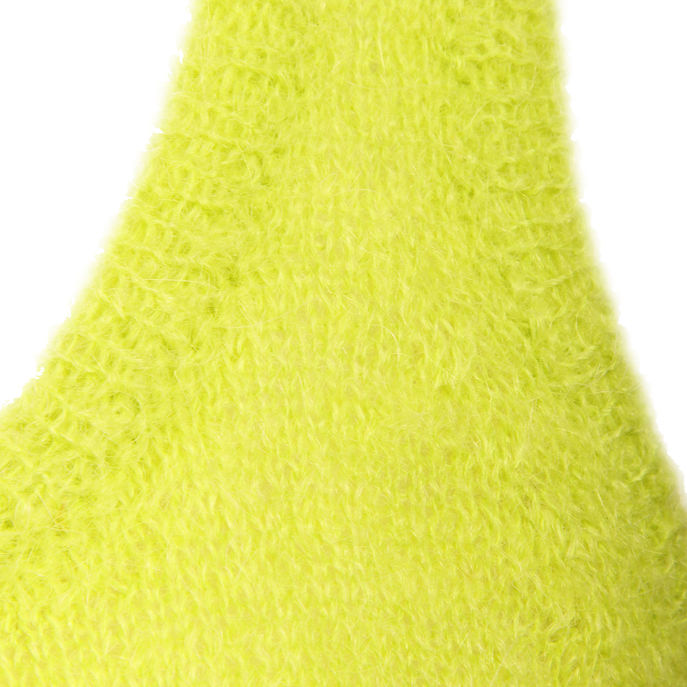 CROPPED TOP IN MOHAIR Woman Acid Green