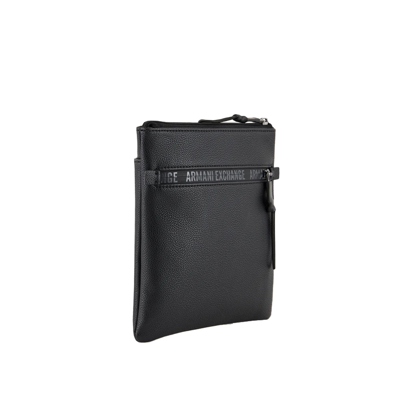 Emporio Armani men's wallet with logo plaque Black | Caposerio.com
