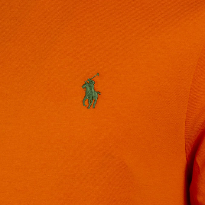 CUSTOM SLIM FIT IN JERSEY Man Life Boat Orange