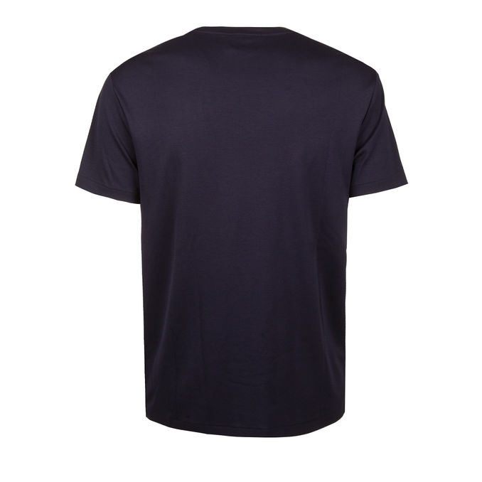 CUSTOM SLIM FIT T-SHIRT IN COTTON Man Refined Navy