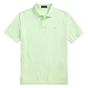 CUSTOM SLIM MINERAL-DYED MESH POLO SHIRT CUSTOM SLIM MINERAL-DYED MESH POLO SHIRT