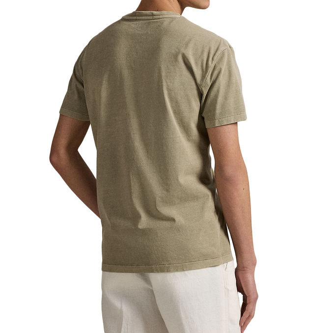 CUSTOM SLIM MINERAL-DYED POCKET T-SHIRT
