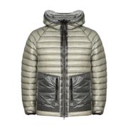 D.D. SHELL DOWN JACKET WITH HOOD Man Quiet gray D.D. SHELL DOWN JACKET WITH HOOD Man Quiet gray