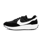 DEBUT WAFFLE SNEAKER WITH SUEDE AND NYLON Man Black White DEBUT WAFFLE SNEAKER WITH SUEDE AND NYLON Man Black White