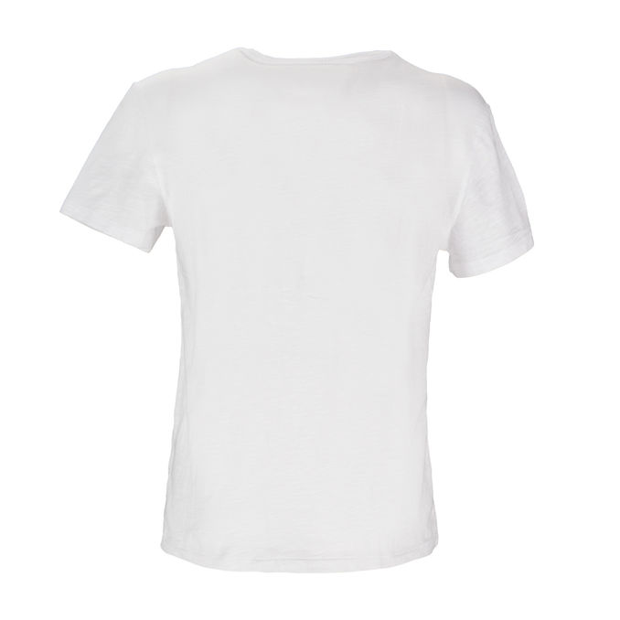 DELAVE' CUSTOM SLIM T-SHIRT WITH POCKET Man White