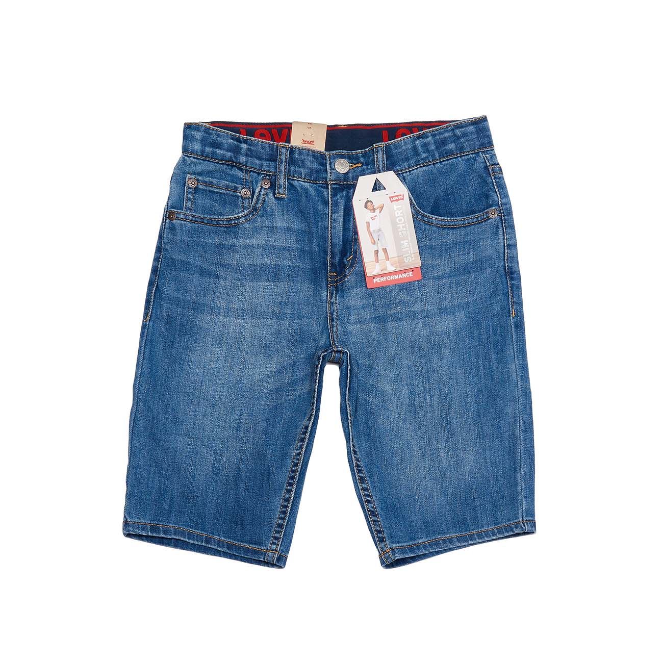DTT slim fit denim shorts in light blue | ASOS