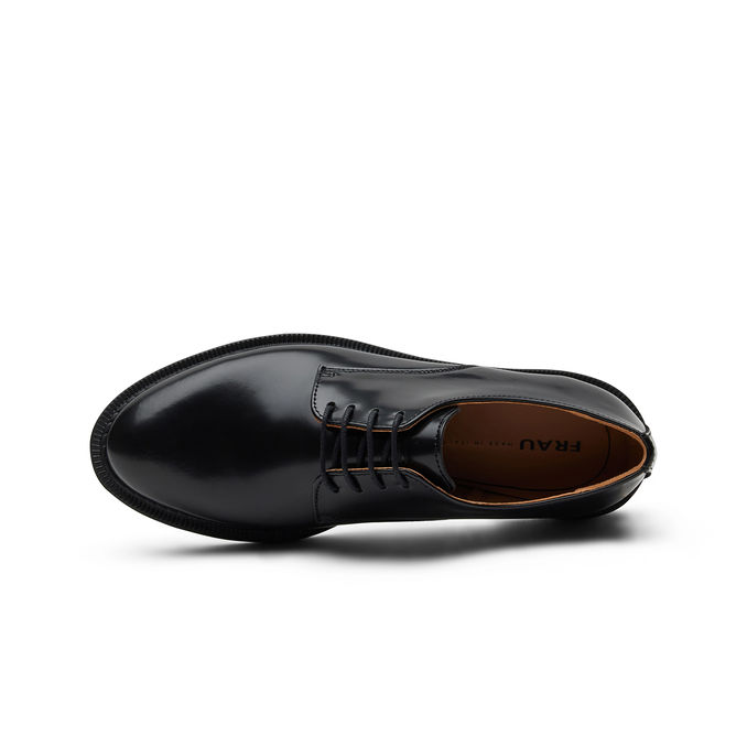 DERBY LEATHER SHOES Women Black