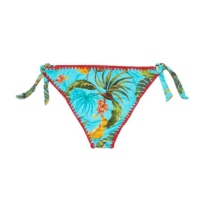 BANANA MOON DIMKA BANANAS BIKINI BOTTOM Woman Turquoise | Mascheroni ...