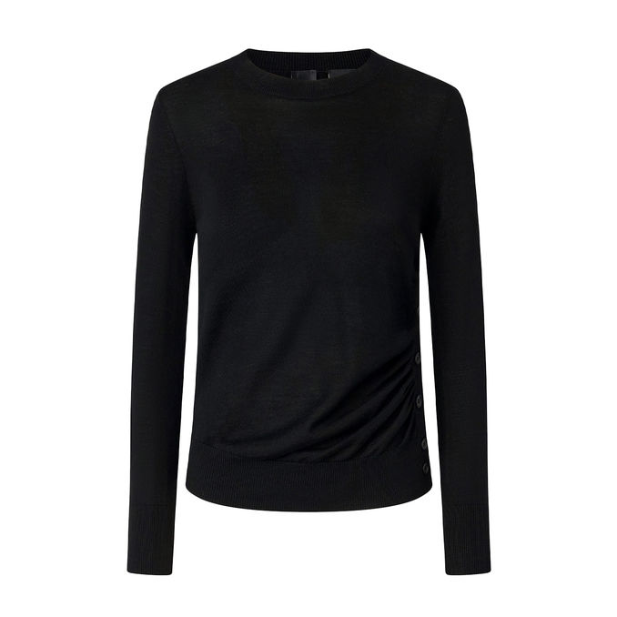 DIRASPATURA KNIT 100% WOOL Women Black Limousine