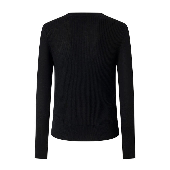 DIRASPATURA KNIT 100% WOOL Women Black Limousine