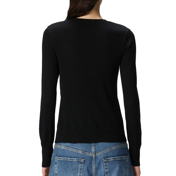 DIRASPATURA KNIT 100% WOOL Women Black Limousine