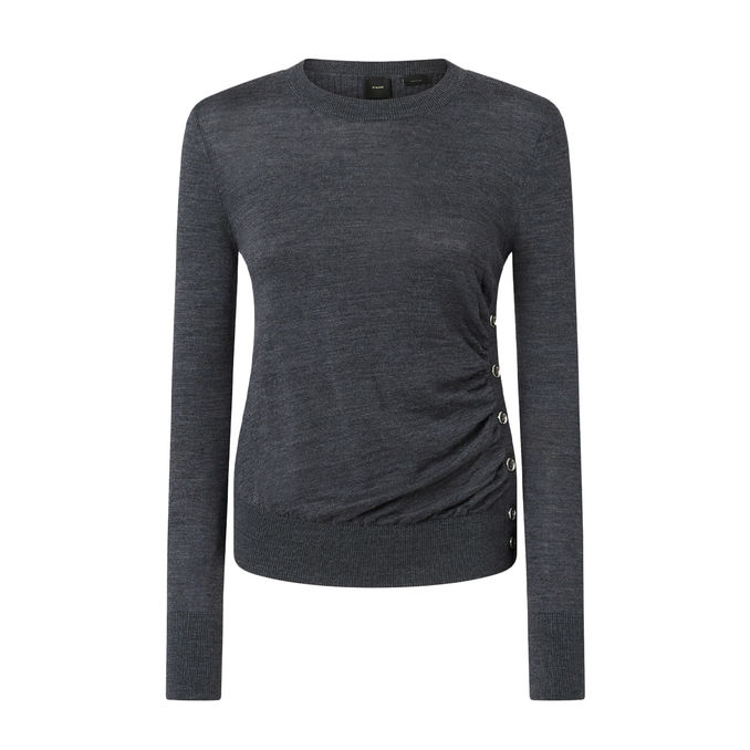 DIRASPATURA KNIT 100% WOOL Women Grey Raven