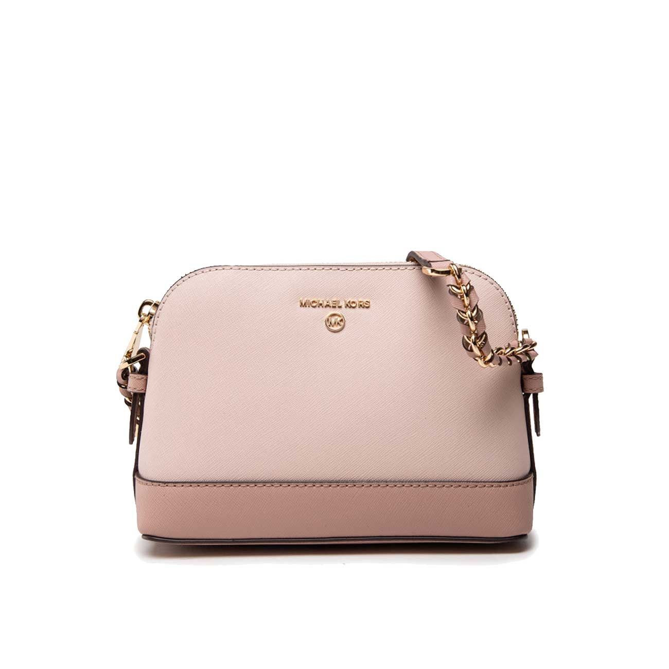 MICHAEL KORS DOME SMALL CROSSOBDY Woman Soft Pink Fawn