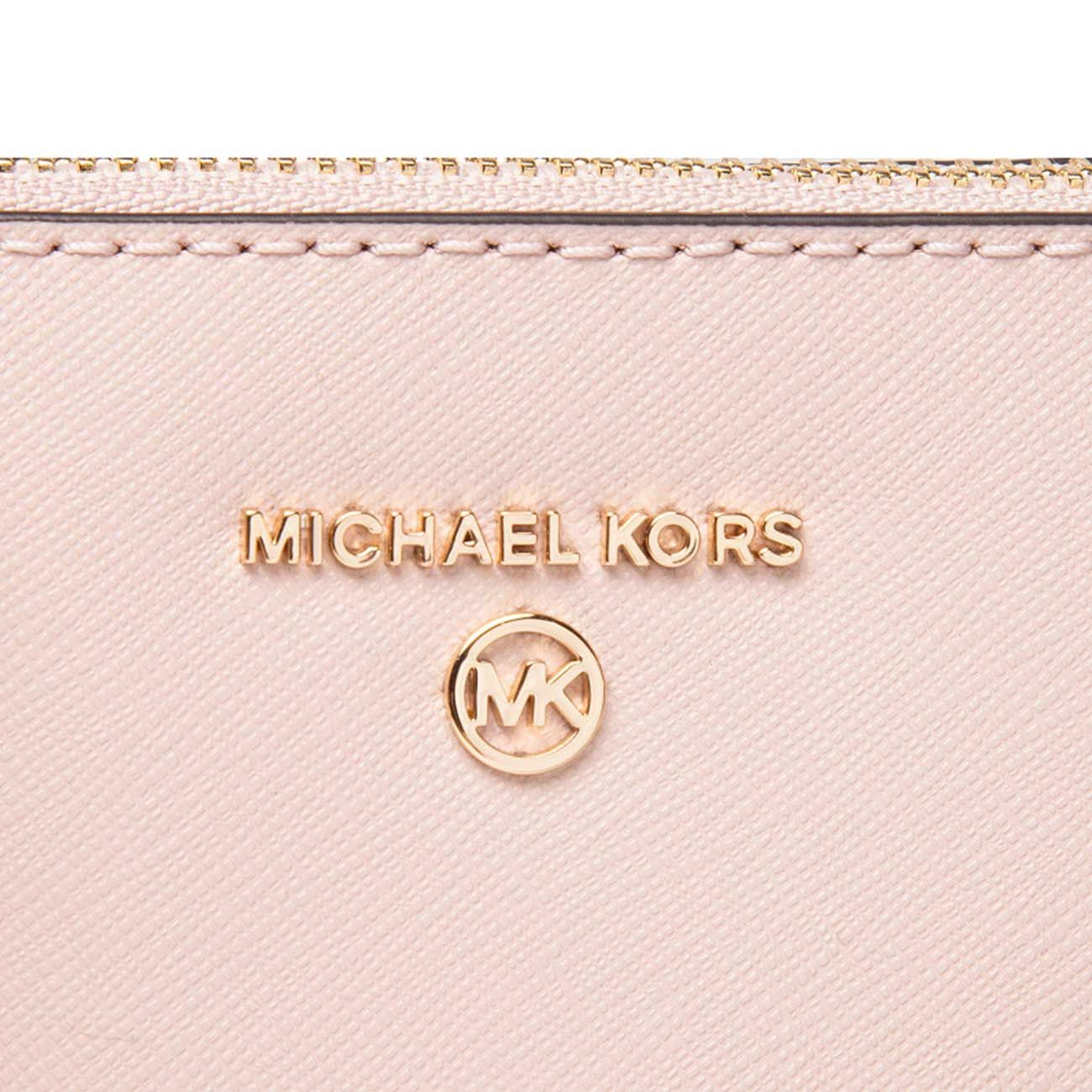 Michael Kors Jet Set Travel Large Saffiano Leather Crossbody Bag in Fawn