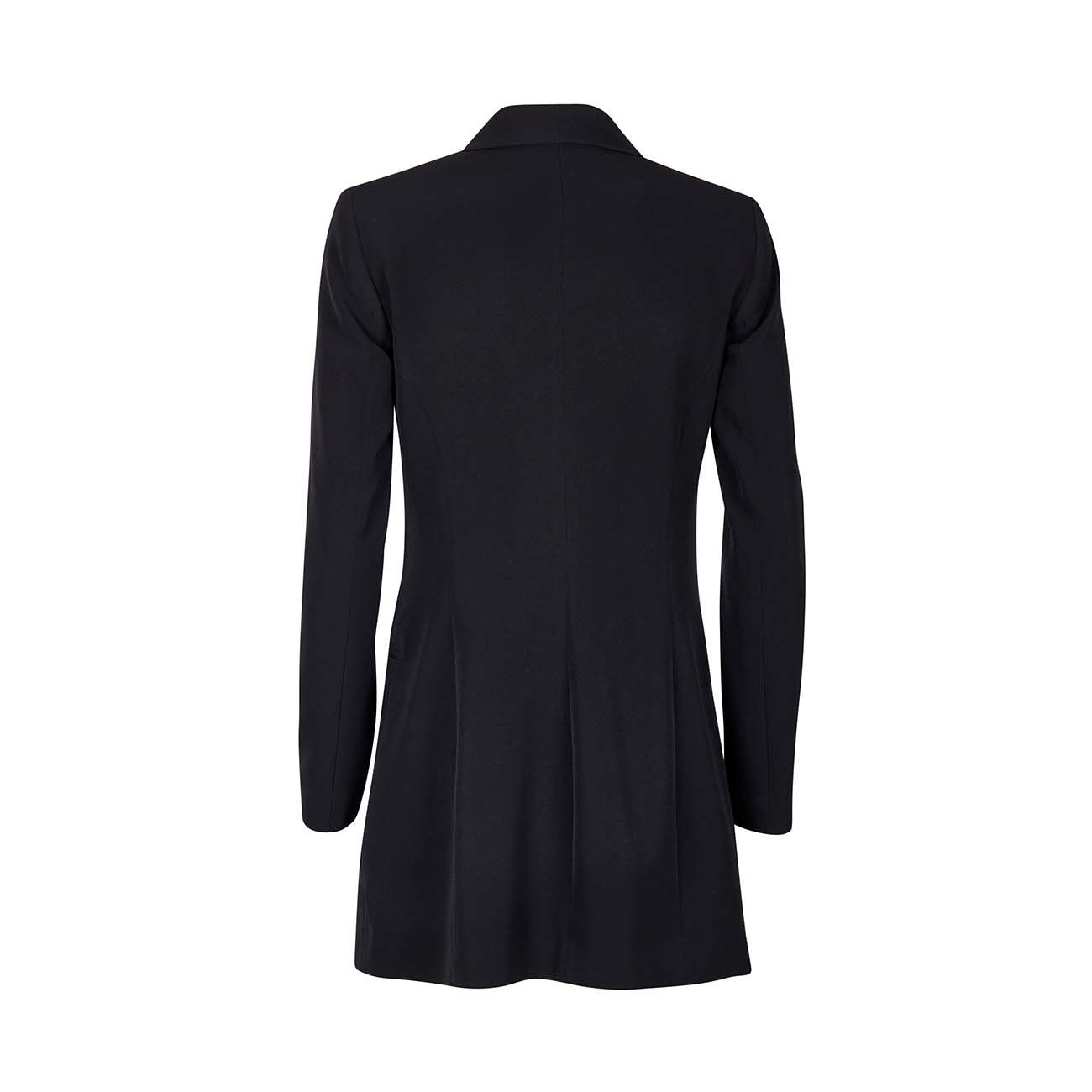 HANITA DOUBLE BREASTED DRESS JACKET IN TECHNICAL FABRIC Woman Black ...