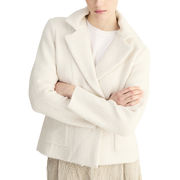 DOUBLE-BREASTED KNIT JACKET DOUBLE-BREASTED KNIT JACKET