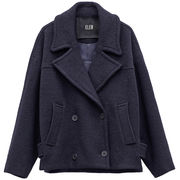 DOUBLE-BREASTED WOOL COAT DOUBLE-BREASTED WOOL COAT