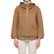 DOUBLE SHORT JACKET WITH HOOD DOUBLE SHORT JACKET WITH HOOD