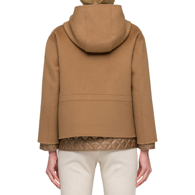 DOUBLE SHORT JACKET WITH HOOD