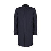 DOWN COAT WITH CLASSIC COLLAR Man Blue DOWN COAT WITH CLASSIC COLLAR Man Blue