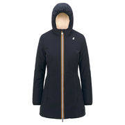 DOWN JACKET 3/4 DENISE WARM REVERSIBLE Woman Blue Beige DOWN JACKET 3/4 DENISE WARM REVERSIBLE Woman Blue Beige