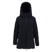 DOWN JACKET A-SHAPE NEW IMPACT LAMINAR Woman Dark Blue DOWN JACKET A-SHAPE NEW IMPACT LAMINAR Woman Dark Blue
