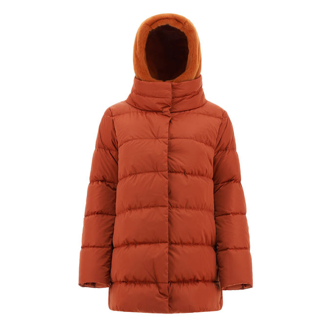 DOWN JACKET A-SHAPE Woman Orange