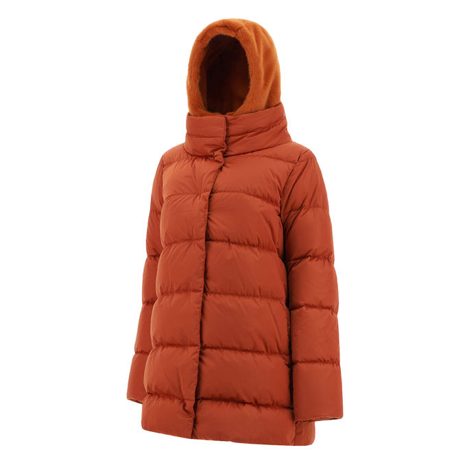 DOWN JACKET A-SHAPE Woman Orange