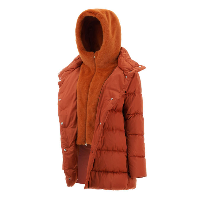 DOWN JACKET A-SHAPE Woman Orange