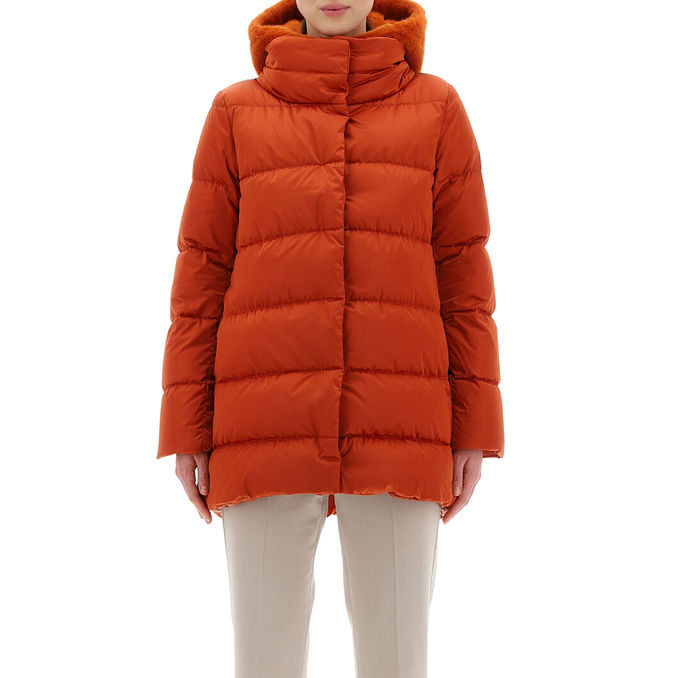 DOWN JACKET A-SHAPE Woman Orange