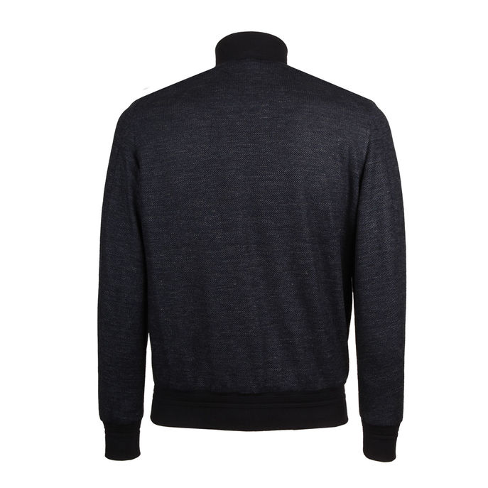 DOWN JACKET BARRACUDA IN JERSEY Man Blue Grey