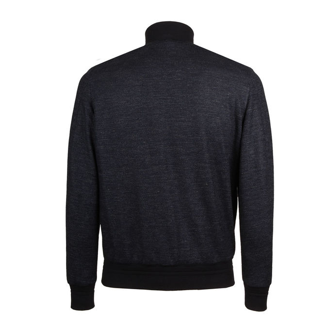 DOWN JACKET BARRACUDA IN JERSEY Man Blue Grey