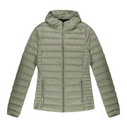 DOWN JACKET CARRIE LIGHT DOWN HOODY Woman Desert Sage DOWN JACKET CARRIE LIGHT DOWN HOODY Woman Desert Sage