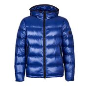 DOWN JACKET HONOVA IN NYLON WITH ZIP AND HOOD Man Bluette DOWN JACKET HONOVA IN NYLON WITH ZIP AND HOOD Man Bluette