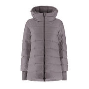 DOWN JACKET IN NYLON CHAMONIX Women Black Metal Grey DOWN JACKET IN NYLON CHAMONIX Women Black Metal Grey