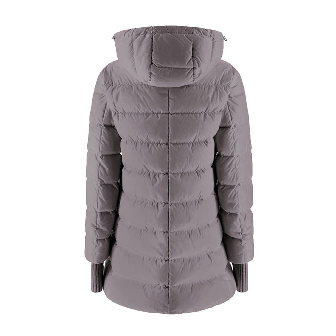 DOWN JACKET IN NYLON CHAMONIX Women Black Metal Grey