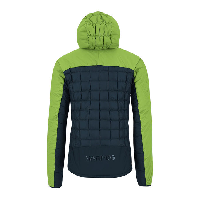 DOWN JACKET LASTEI Man Midnight Green Flash