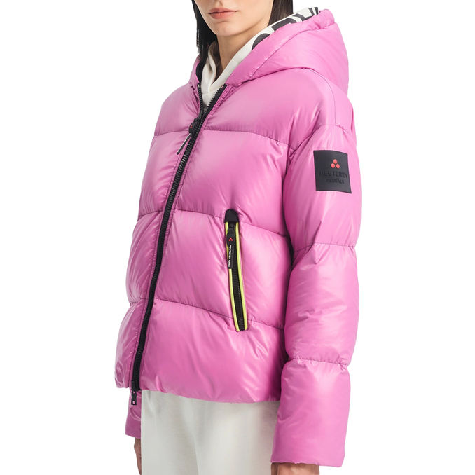 DOWN JACKET MANOVA Woman Cactus Flower Black