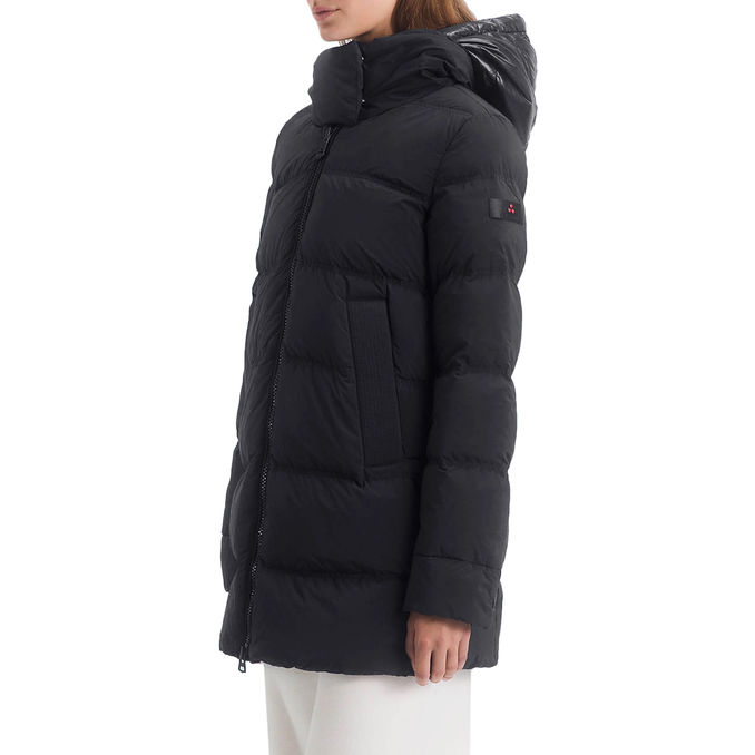 DOWN JACKET WITH HOOD Woman Crow