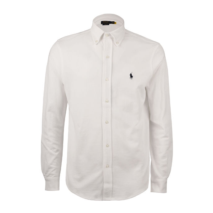 DOWN SHIRT PIQUET Man White