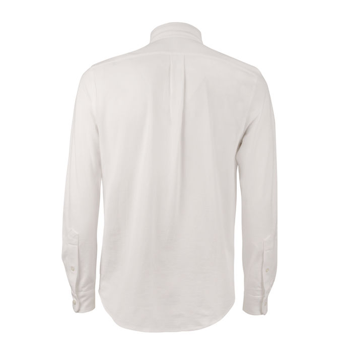 DOWN SHIRT PIQUET Man White