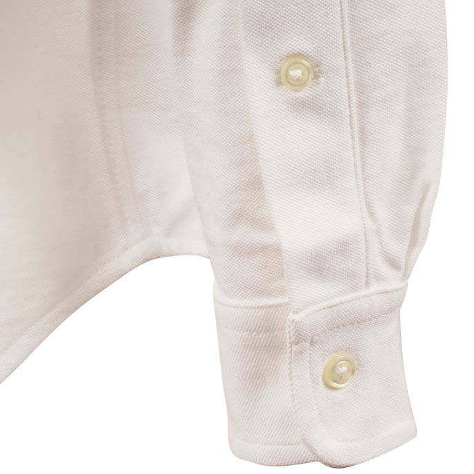 DOWN SHIRT PIQUET Man White