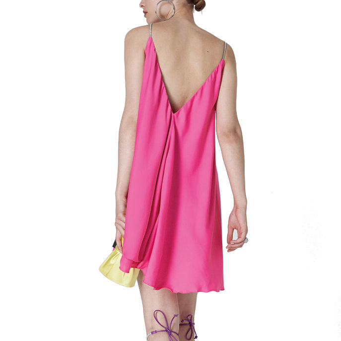 DRESS EDWINA Woman Fuxia