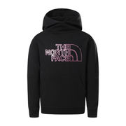 DREW PEAK HOODED SWEATSHIRT Girl Black Sweet Violet DREW PEAK HOODED SWEATSHIRT Girl Black Sweet Violet