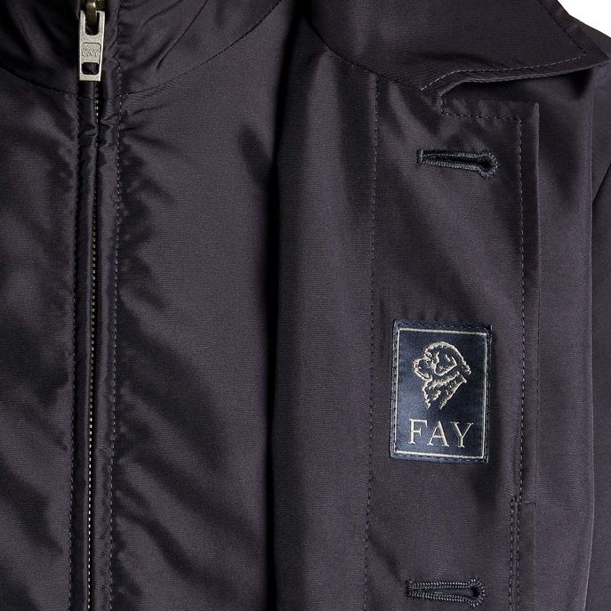 EASY MORNING RAINCOAT Man Navy Blue