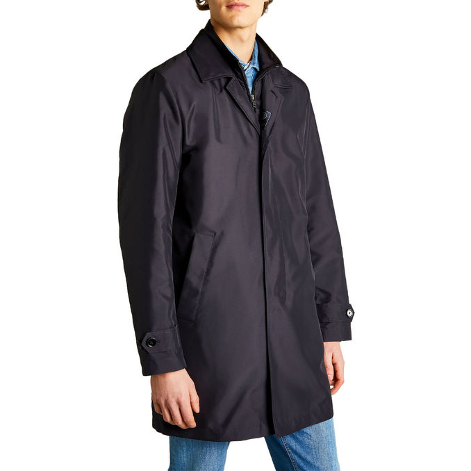 EASY MORNING RAINCOAT Man Navy Blue