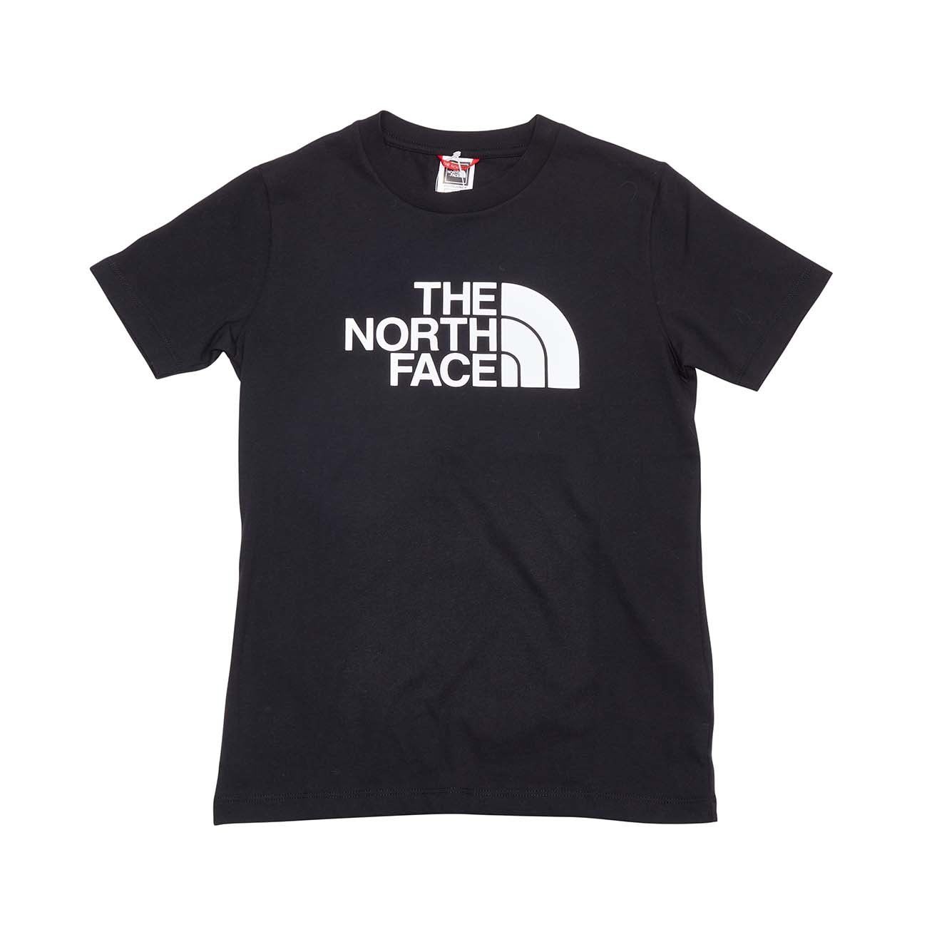 THE NORTH FACE EASY T-SHIRT WITH LOGO Kid Black White | Mascheroni Store
